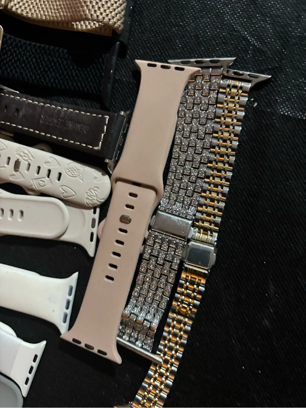 Assorted Apple Watch Bands - Pink & White Options